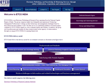 Tablet Screenshot of etcoindia.com